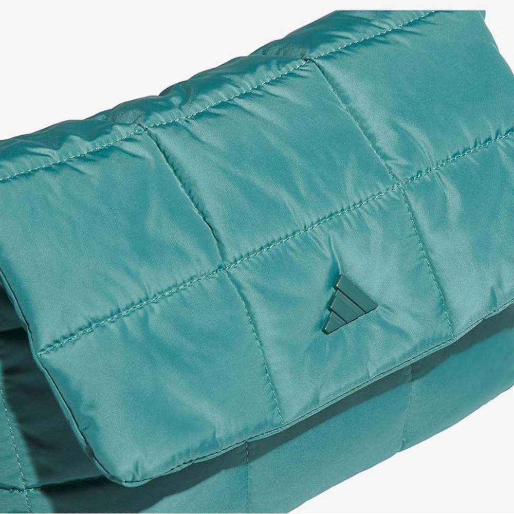 Adidas Teal Quilted Crossbody Bag- Brand New With Tags - Picture 5 of 7